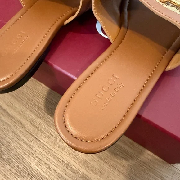 Gucci Horsebit Slide Sandals NIB - Picture 7 of 8
